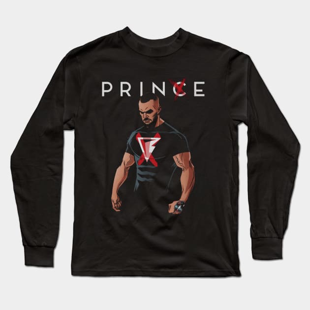 Finn Balor Prince Long Sleeve T-Shirt by MunMun_Design